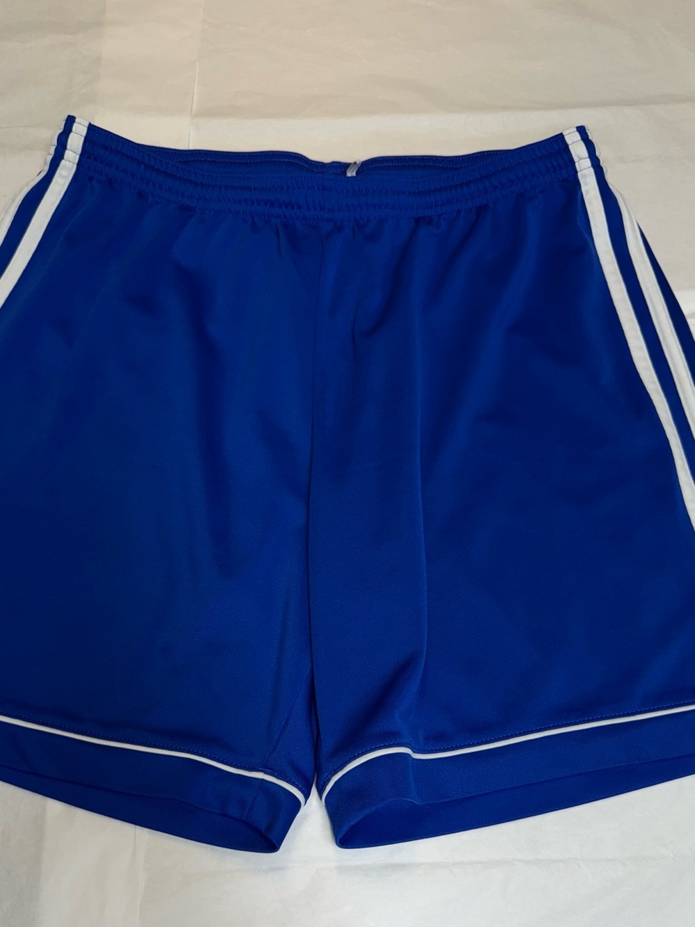 Retro Adidas Men’s Royal Blue 3 Stripes Soccer Athletic Shorts